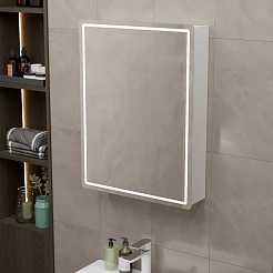 Mixline Мебель для ванной Вектор 60 подвесная белая – фотография-15