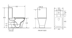 WeltWasser Унитаз Rotbach 001 GL-BL – фотография-2