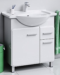 Aqwella Тумба с раковиной Корсика 75 – фотография-1