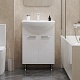 Mixline Тумба с раковиной Алан 60 2 створки белая – картинка-10