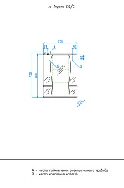 Style Line Зеркальный шкаф Лорена 550/С – фотография-3