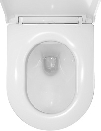 Azario Унитаз подвесной Teramo AZ-0053 безободковый белый – фотография-10