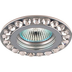 Feron Встраиваемый светильник DL112-C прозрачный, хром – фотография-1