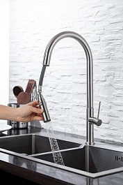 Allen Brau Смеситель для кухни Sprungfeder 5.60002-SS сталь браш – фотография-3