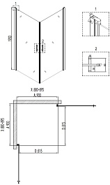 Niagara Душевой уголок Nova NG-6603-08 – фотография-3
