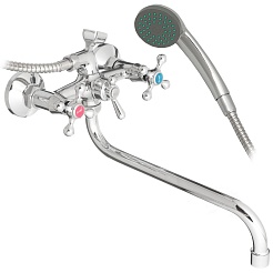 Frap Смеситель для ванны H08 F2208 хром – фотография-1