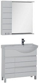 Aquanet Мебель для ванной "Доминика 90" R белая (176650) – фотография-1