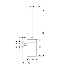 Hansgrohe Ершик Logis Classic – фотография-2