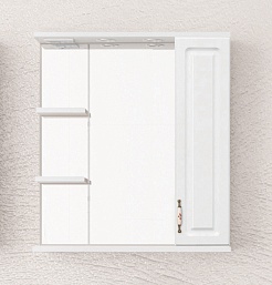 Style Line Зеркальный шкаф Олеандр-2 750/С белый – фотография-2