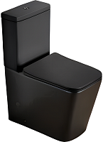 SantiLine Унитаз-компакт SL-5017MB черный матовый