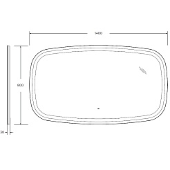 Cezares Зеркало Molveno 140 – фотография-4