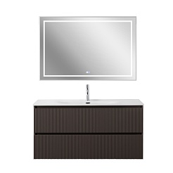 BelBagno Тумба под раковину Uno 120 подвесная Темно-Серый матовый – фотография-9