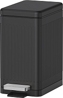 WeltWasser Ведро для мусора WW Magy BL 15L черное матовое