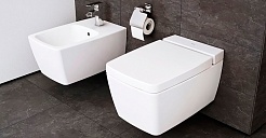 Vitra Унитаз подвесной Metropole 7672B003-1087 с бидеткой и встроенным смесителем – фотография-5