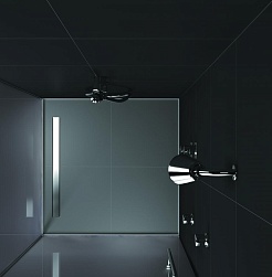 BERGES Wasserhaus Душевой лоток B1 Keramik 800 090119 хром матовый – фотография-2