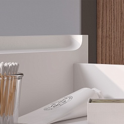 Equil Тумба под раковину Soldi 60 2 ящика подвесная белый софт – фотография-10