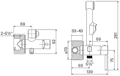 Iddis Смеситель Spring 003SBR0i08 с гигиеническим душем – фотография-4