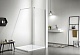 Aquatek Душевая перегородка 140x200 AQ WIW 14020CH с держателем профиль хром стекло прозрачное – фотография-7