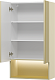 Brevita Шкаф подвесной Vega 60 кремовый/золото – картинка-18