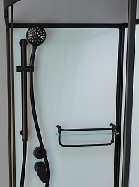 Frank Душевая кабина F412/2L M Black б/к – фотография-2