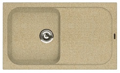 Florentina Мойка гранитная Арона 860 с крылом бежевый – фотография-1