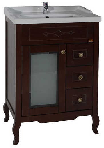 ASB-Woodline Тумба под раковину Флоренция Квадро 60 бук тироль – фото, картинка, фотография-1