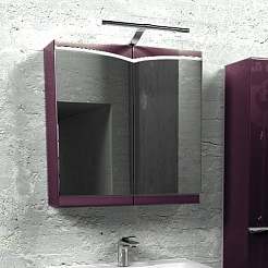  Зеркальный шкаф "Concorde 65" махагон – фотография-1