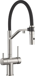 Milacio Смеситель для кухни Ultra MCU.557.SS нержавеющая сталь – фотография-1