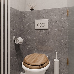 Milacio Клавиша смыва Standart MCU.201 белая/хром – фотография-6