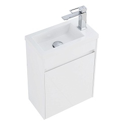 BelBagno Мебель для ванной Pietra mini 40 L Bianco Lucido, BTN – фотография-8