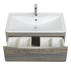 BelBagno Тумба с раковиной Acqua 80 подвесная Pino Scania – фотография-5