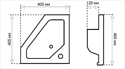 Corozo Тумба с раковиной Триана 40 – фотография-4