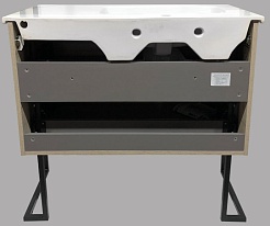 Comforty Тумба с раковиной Дюссельдорф 90 дуб дымчатый – фотография-4