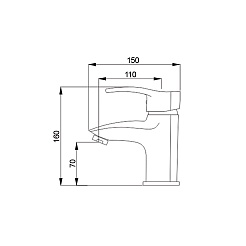 Raiber Смеситель для раковины Zoom R4001 – фотография-3
