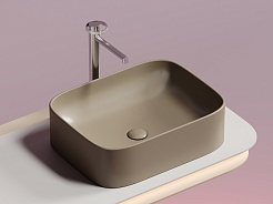 Ceramicanova Мебельная раковина Element 50 CN6052MC капучино матовый – фотография-4