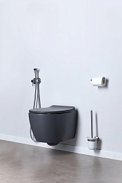 Allen Brau Унитаз подвесной Fantasy 4.11004.AN антрацит с крышкой 4.11005.AN – фотография-20