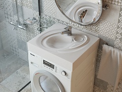 Stella Polare Раковина под стиральную машину Пальмира 60x55 – фотография-3