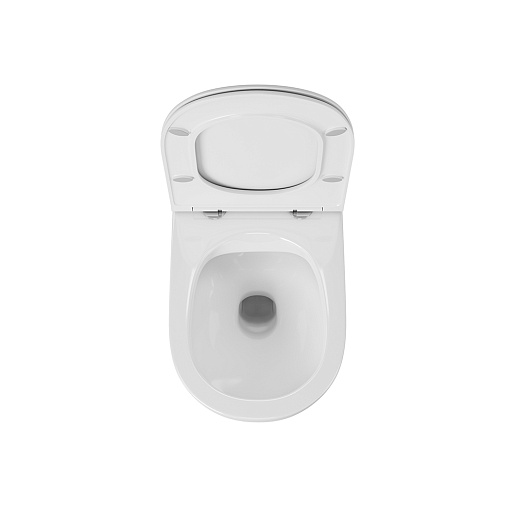 Owl 1975 Унитаз безободковый Vind Cirkel-H с сиденьем DP микролифт – картинка-3