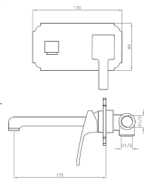 Cezares Смеситель LEGEND-BLS2-01 для раковины – фотография-2
