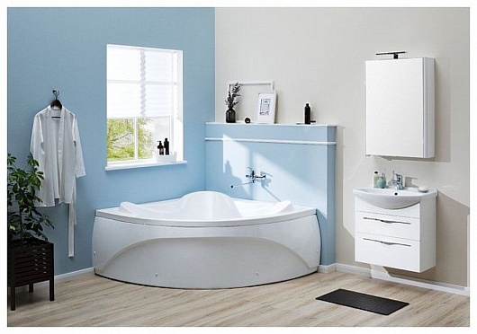 Aquanet Тумба с раковиной Ирвин 65 белая – фотография-6