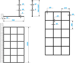 Ceruttispa Душевое ограждение Muza T80 профиль черный стекло прозрачное с рисунком – фотография-12
