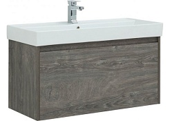 Aquanet Тумба под раковину Nova Lite 100 дуб рошелье – фотография-1