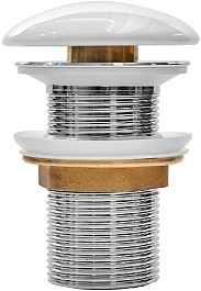 Iddis Донный клапан Optima Home OPHWS00i88 белый глянцевый – фотография-1