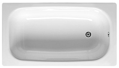 ВИЗ Стальная ванна "Donna Vanna 120" белая орхидея – фотография-1