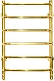 Domoterm Полотенцесушитель Стефано П6 400x600 золото – фотография-1