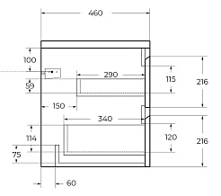 BelBagno Тумба с раковиной Kraft 100 подвесная Rovere Nebrasca Nature – фотография-7