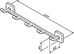 Am.Pm Крючки Gem A9035900 – фотография-2