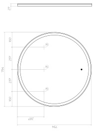 Vigo Зеркало Cosmo Classic 800 – фотография-4