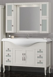 Opadiris Мебель для ванной Мираж 120 слоновая кость – фотография-1