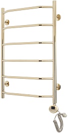 Domoterm Полотенцесушитель электрический Лаура П6 500x800 ER золото – фотография-2